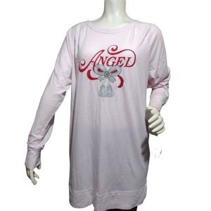 Victoria Secret Angel Long Sleeve Pink Top Size Medium